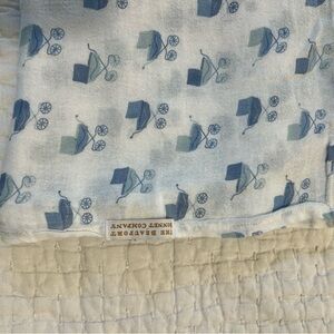 The Beaufort Bonnet Company - Blue and White Baby Blanket